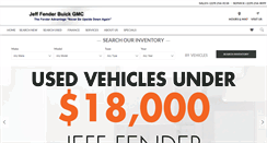 Desktop Screenshot of jefffendergmc.com